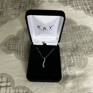 Journey diamond necklace
